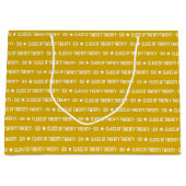 Bold Class of 2026 Graduation Pattern Groot Cadeauzakje (Voorkant)