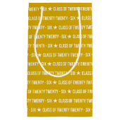 Bold Class of 2026 Graduation Pattern Klein Cadeauzakje (Voorkant)