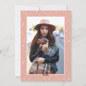 Bold class van 2020 afstuderen fotoaankondiging feestdagenkaart (Achterkant)