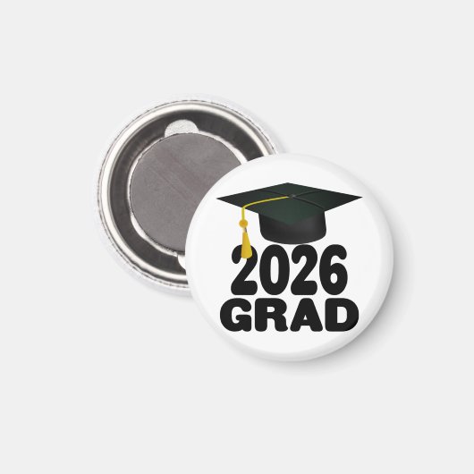 Bold Class van het Afstuderen 2026 Magneet (Voorkant / Achterkant)