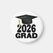 Bold Class van het Afstuderen 2026 Magneet (Voorkant)