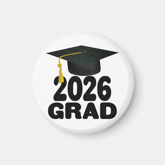 Bold Class van het Afstuderen 2026 Magneet (Voorkant)