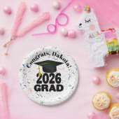 Bold Class van het Afstuderen 2026 Papieren Bordje (Feest)