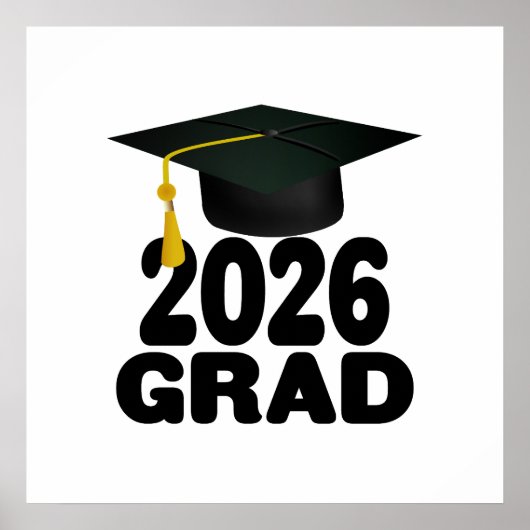 Bold Class van het Afstuderen 2026 Poster (Voorkant)