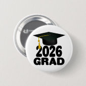Bold Class van het Afstuderen 2026 Ronde Button 5,7 Cm (Voorkant /achterkant)