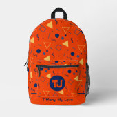 Bold Coach Monogrammed Rugzak voor Peuters (Voorkant)