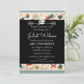 Bold college universiteit afstuderen start kaart (Staand voorkant)