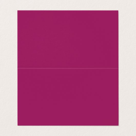 Bold Color Block Wedding Invite – Magenta Visitekaartje (Buitenkant ongevouwen)