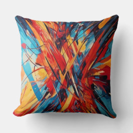 Bold Color Splash Cushion for Modern Artistic Home Kussen