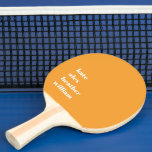 Bold Colorful Sinaasappel Green Summer Family Name Tafeltennisbatje<br><div class="desc">Fun Personalized Summer Ping Ping Pong Paddles met Vette kleuren - oranje en groen (maar u kunt de kleuren in het ontwerphulpmiddel veranderen als u wilt) die met uw namen van keus worden aangepast. Maakt een geweldig cadeau voor het huishouden!</div>