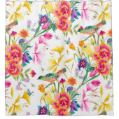 Bold Colorful Summer Print Douchegordijn (Voorkant)