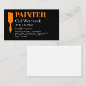 Bold Cool House Painter Visitekaartjes Sjabloon (Voorkant / Achterkant)