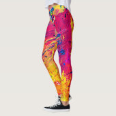 Bold Crazy Trendy Colorful Abstract Wild Chic Leggings (Links)