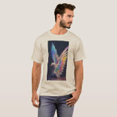 Bold Crystal Eagle Embleem. T-shirt (Voorkant volledig)