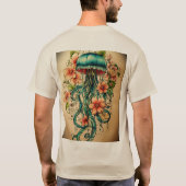 Bold Crystal Eagle Embleem. T-shirt (Achterkant)