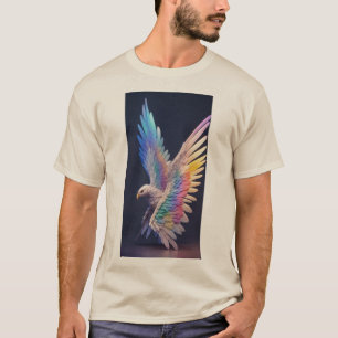 Bold Crystal Eagle Embleem. T-shirt