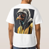 Bold Crystal Eagle Embleem T-shirt: Embrace Fearle T-shirt (Achterkant)