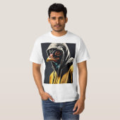 Bold Crystal Eagle Embleem T-shirt: Embrace Fearle T-shirt (Voorkant volledig)