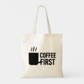 Bold Cup with Steam Tote Bag Design (Achterkant)