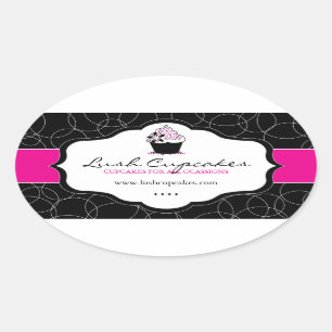 Bold Cupcake Stickers