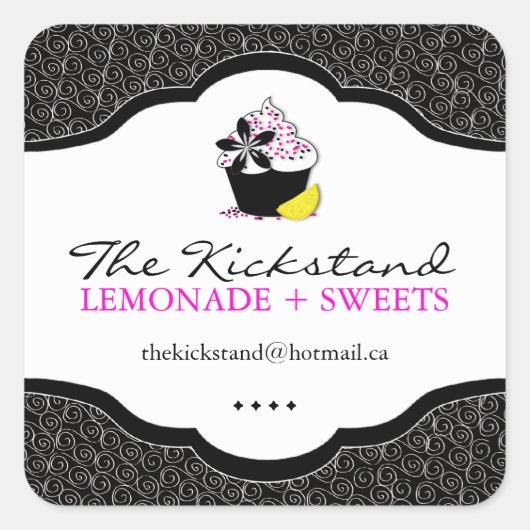 Bold Cupcake Stickers (Voorkant)