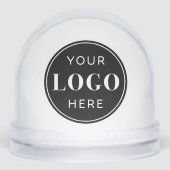 Bold Custom Business Logo Promotional Sneeuwbol (Voorkant)
