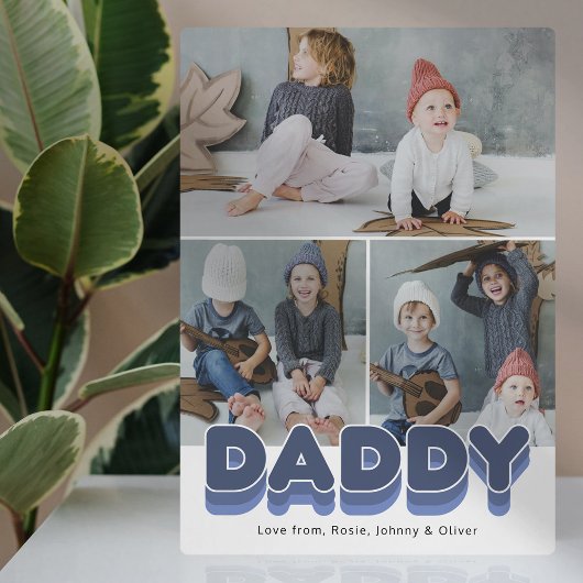 Bold Dad Family Moments Foto Fotoplaat