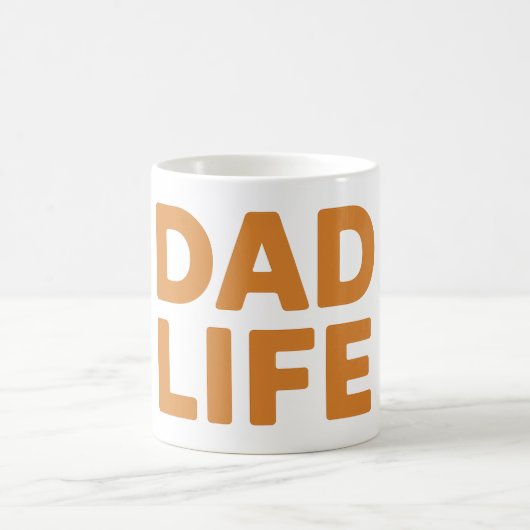 Bold Dad Life Oranje Glow Vaderdag Koffiemok (Center)