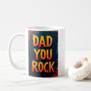 Bold Dad You Rock Vaders Day Modern Design Koffiemok