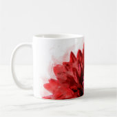 Bold Dahlia Waterverf Crimson Koffiemok (Links)