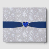 Bold Damask 45th Wedding Jubileum Guestbook Gastenboek (Achterkant)