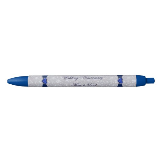 Bold Damask 45th Wedding Jubileum Pen (Voorkant)