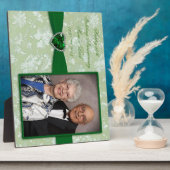 Bold Damask 55th Wedding Jubileum Foto Plaque Fotoplaat (Zijkant)