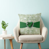 Bold Damask 55th Wedding Jubileum Sierkussen (Stoel)