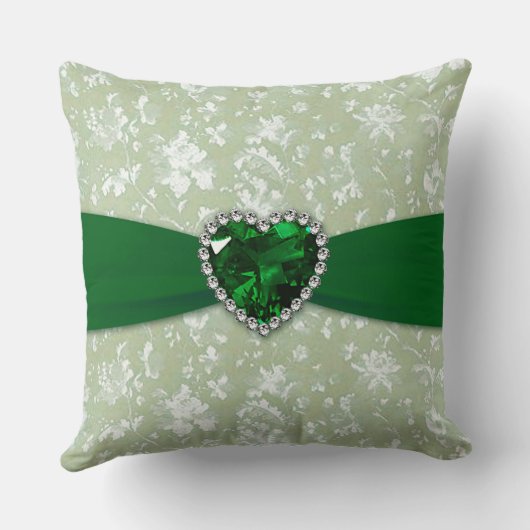 Bold Damask 55th Wedding Jubileum Sierkussen (Achterkant)