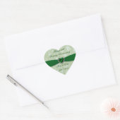 Bold Damask 55th Wedding Jubileum Sticker (Envelop)