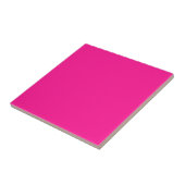Bold Deep Pink #ff1493 Power Accent Tegeltje (Zijkant)