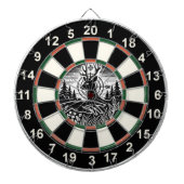 Bold Deer Target Forest Art Dartbord (Voorkant)