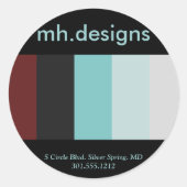 Bold Designer Business Stickers (Voorkant)