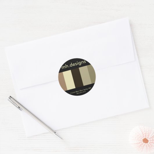 Bold Designer Business Stickers (Envelop)