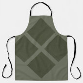 Bold Diamond Grid Moss Schort (Voorkant)