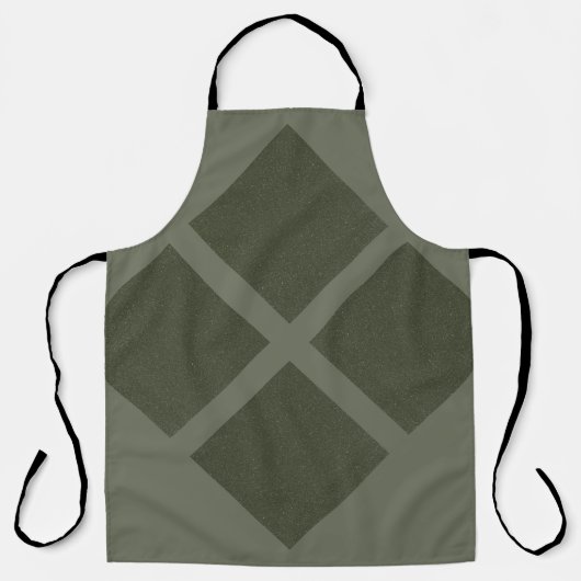 Bold Diamond Grid Moss Schort (Voorkant)