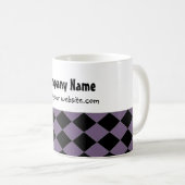 Bold Diamond Pattern Koffiemok (Voorkant rechts)