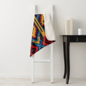 Bold Diamond Southwestern-patroon Sherpa Deken (In situ)