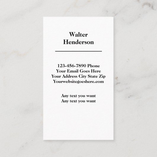 Bold Dog Trainer Visitekaartjes (Achterkant)