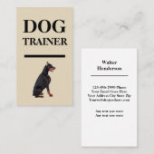Bold Dog Trainer Visitekaartjes (Voorkant / Achterkant)