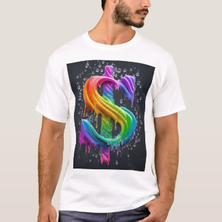 "Bold Dollar Symbool - Omarm financiële flair" T-shirt