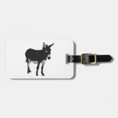 Bold Donkey Silhouette Boerderij Animal Bagagelabel (Voorkant horizontaal)