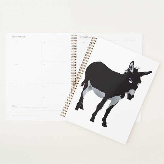 Bold Donkey Silhouette Boerderij Animal Planner