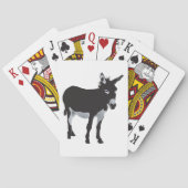 Bold Donkey Silhouette Boerderij Animal Pokerkaarten (Achterkant)